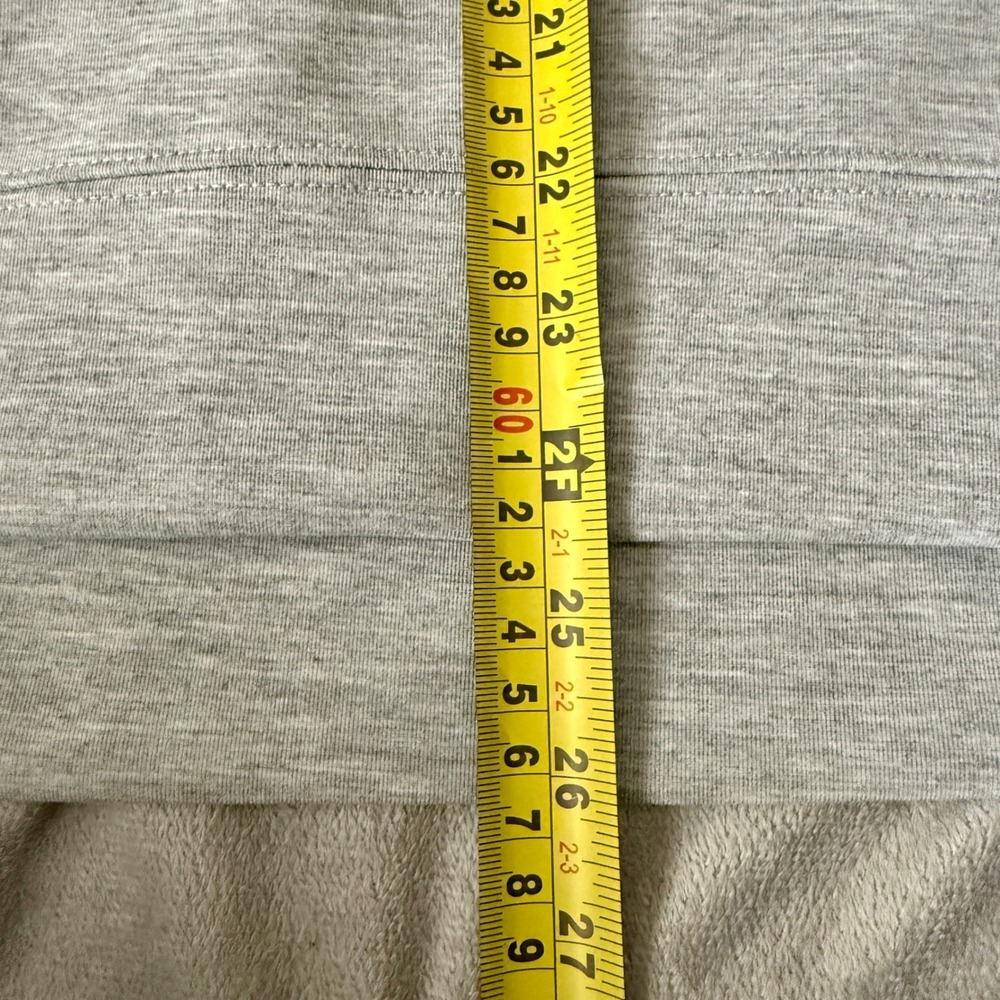 Prologue Sweatshirt Womens Medium Gray Mock Neck Drop Shoulder Minimal - Picture 5 of 5